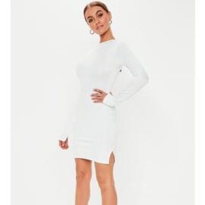 Misguided White Mini Dress